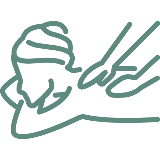 Outline of an angel in flight.